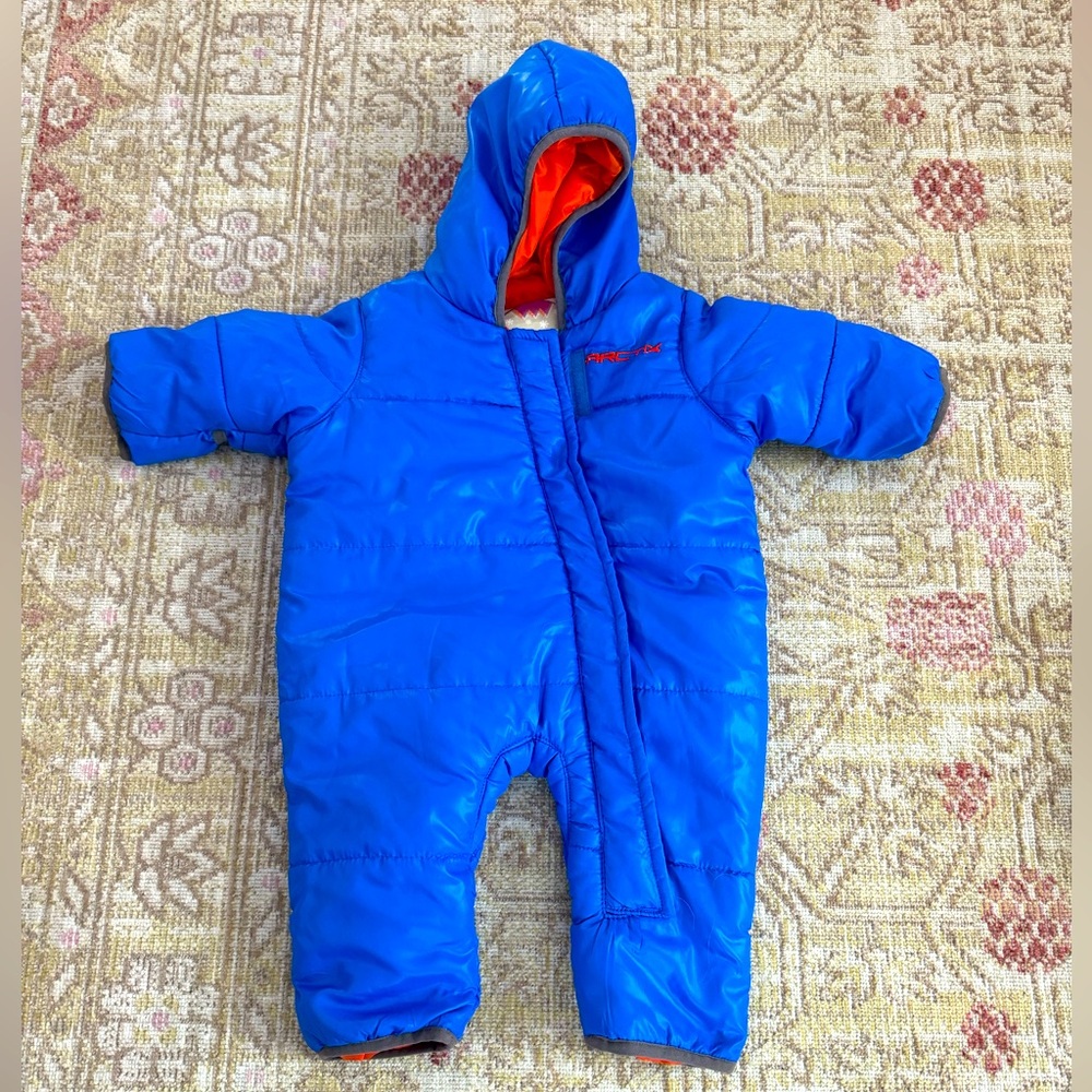Arctix Blue Snow Suit Bunting Size Baby  Infant 6-9 Months Hood Coat Jacket